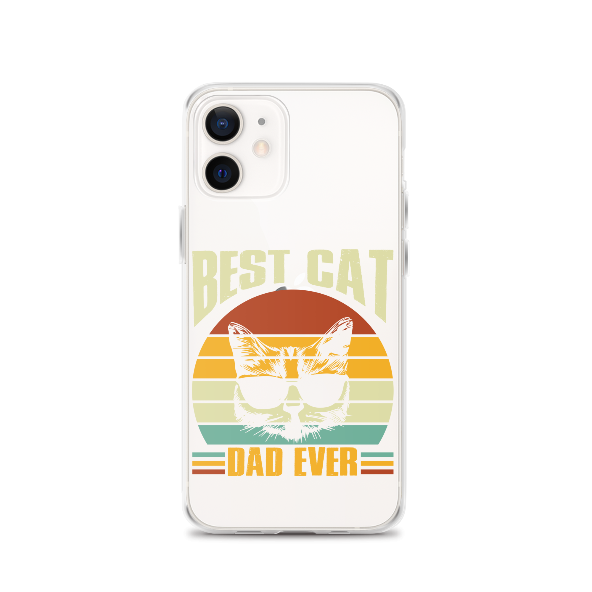 Best Cat Dad Ever Clear Case for iPhone®