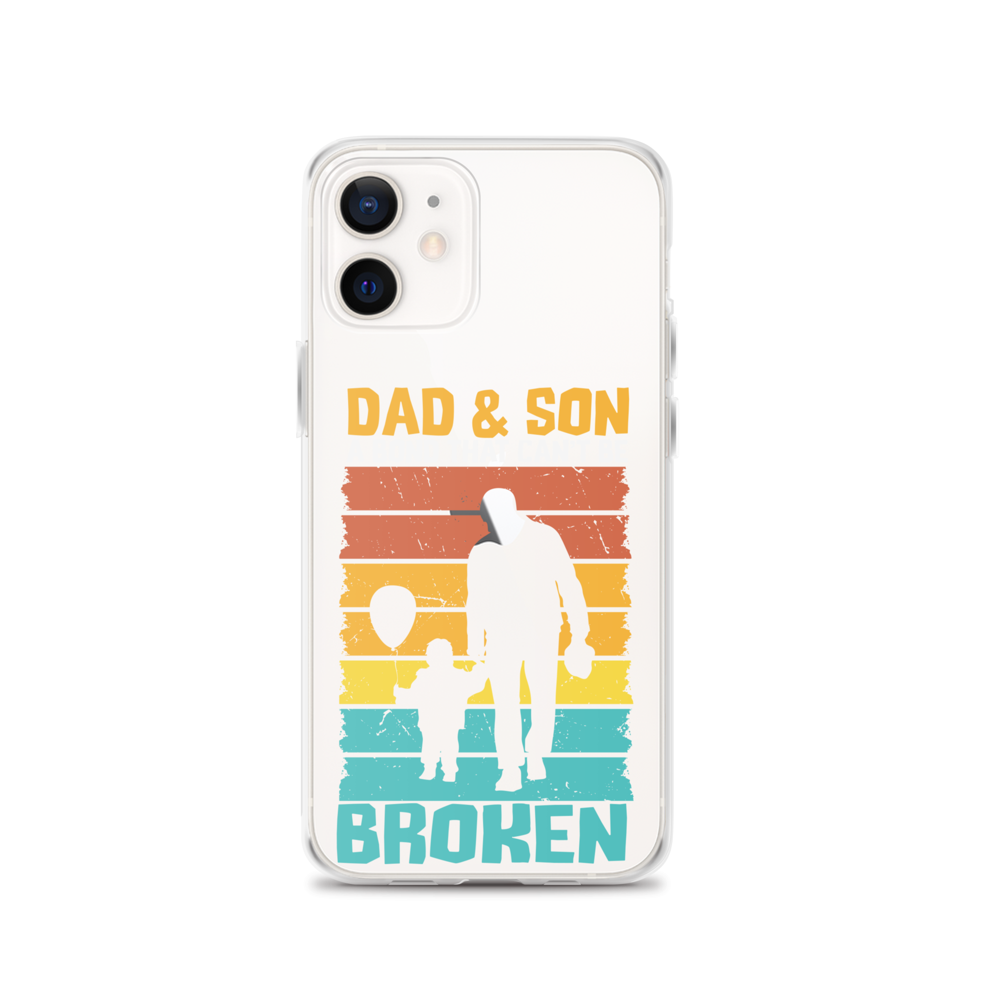 Dad And Son A Bond that can't Be Broken Clear Case for iPhone®