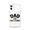 Dad Of 1 Boy And 2 Girls Clear Case for iPhone®