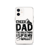 Cheer Dad Th Only Thing I Flip Is My Wallet Clear Case for iPhone®