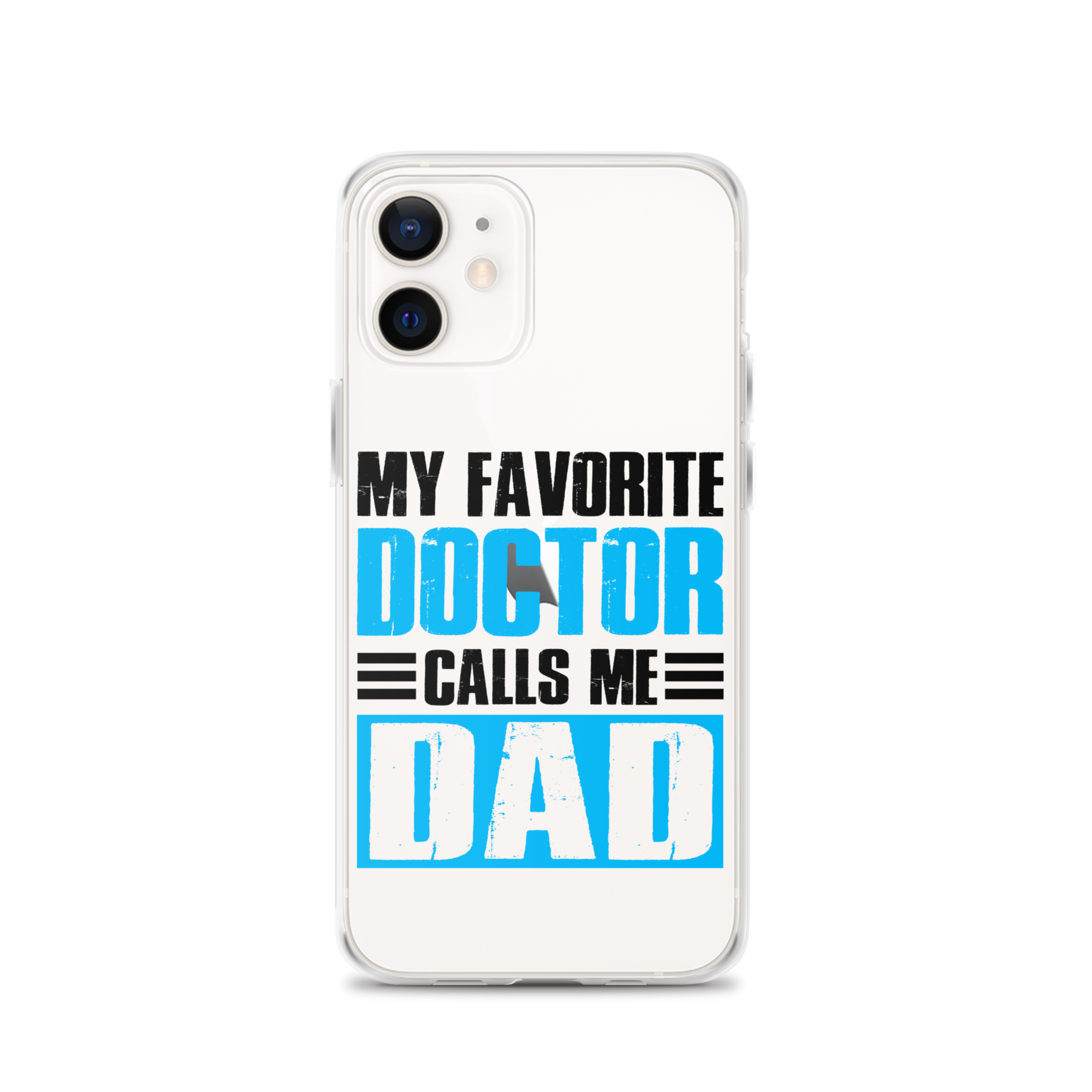 Mer Dad Don't Mess With My Mermaid Clear Case for iPhone®