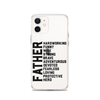 Father Hardworking funny Wise Strong Clear Case for iPhone®