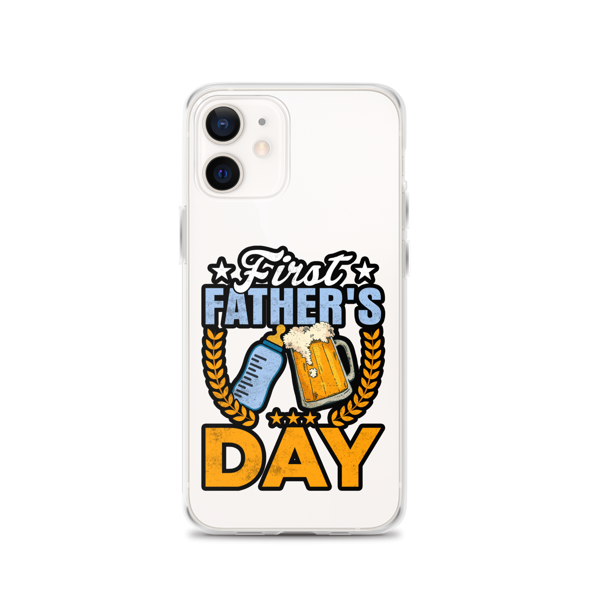 Father's First Day Clear Case for iPhone®