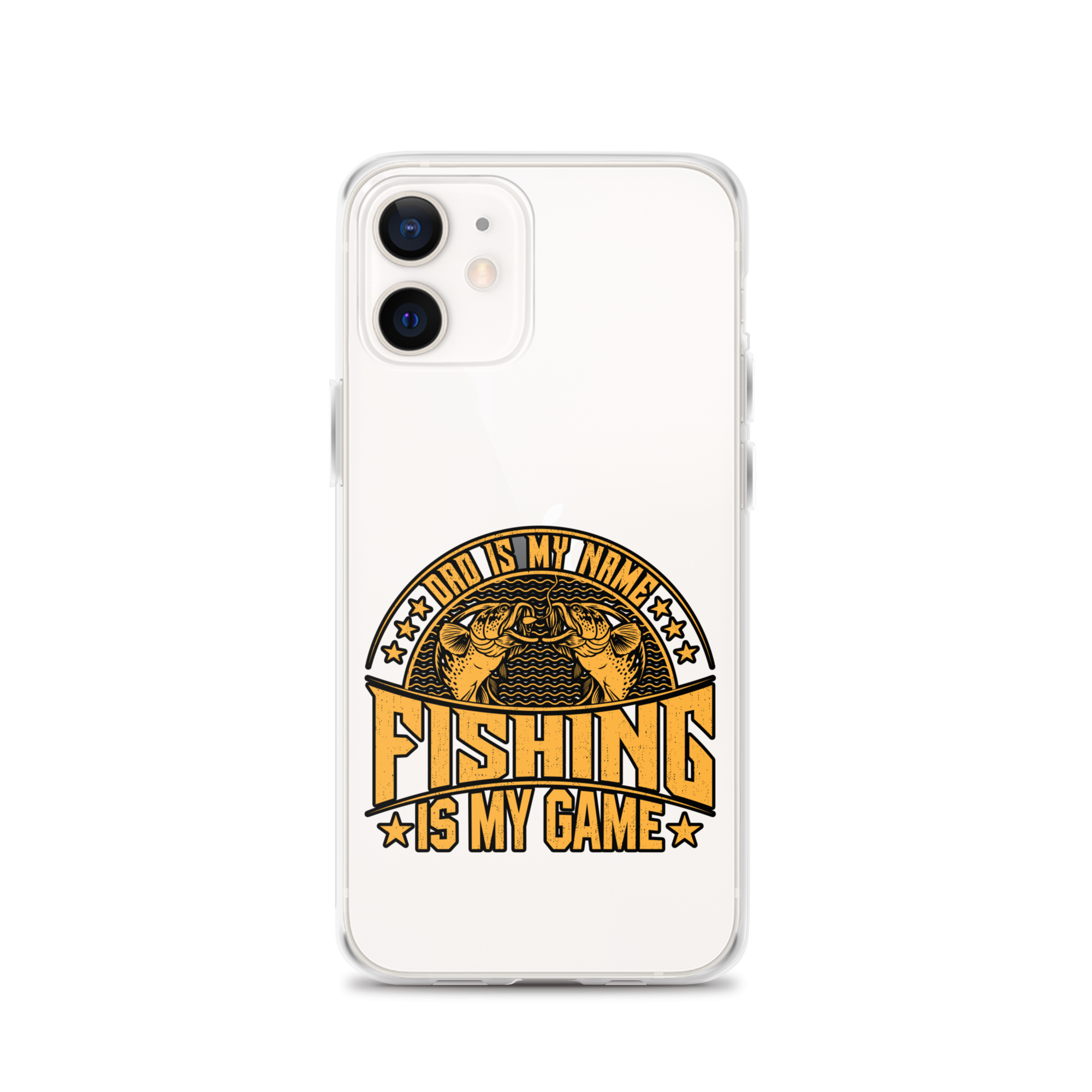 Dad Is My Name Fishing Is My Game Clear Case for iPhone®