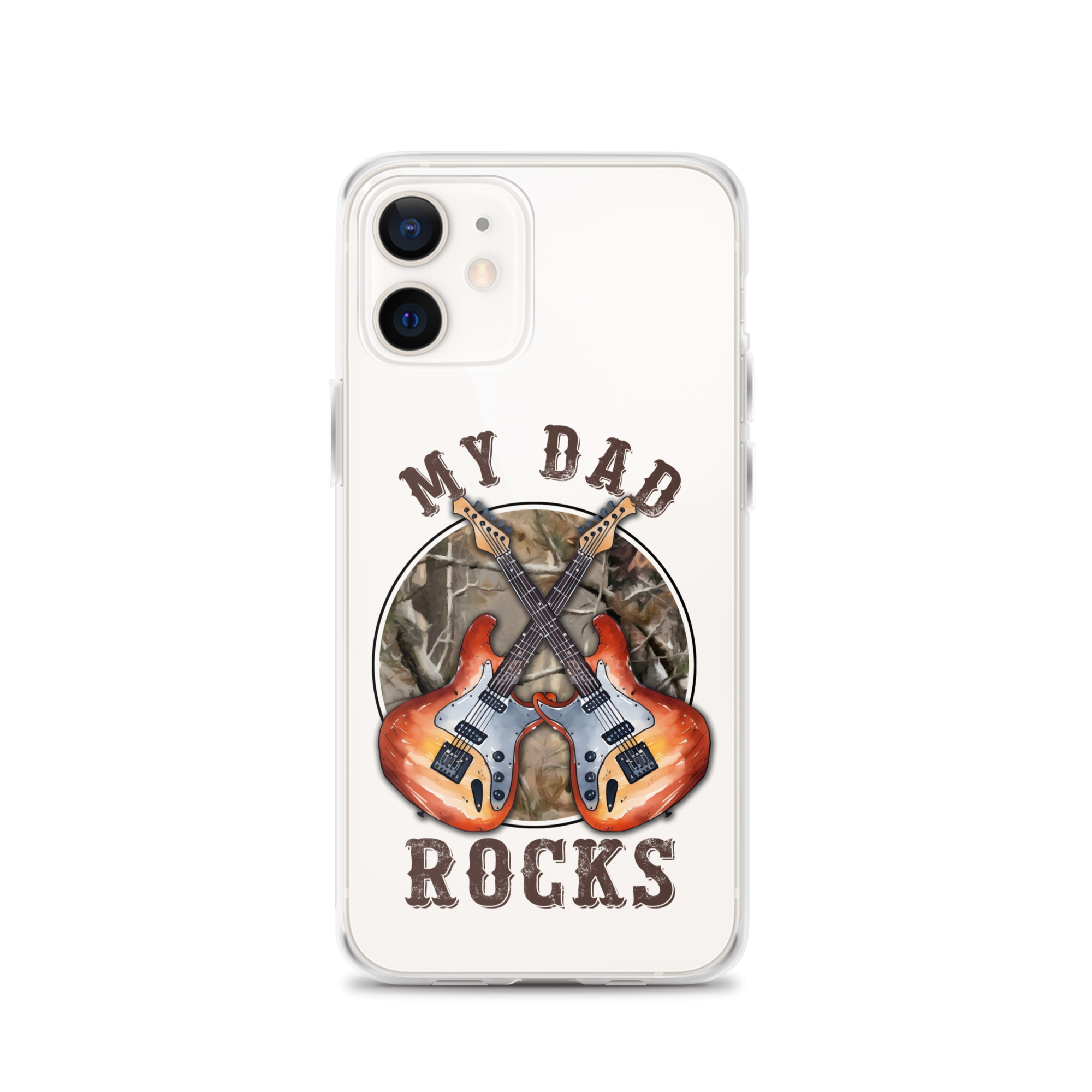 My Dad Rocks Clear Case for iPhone®