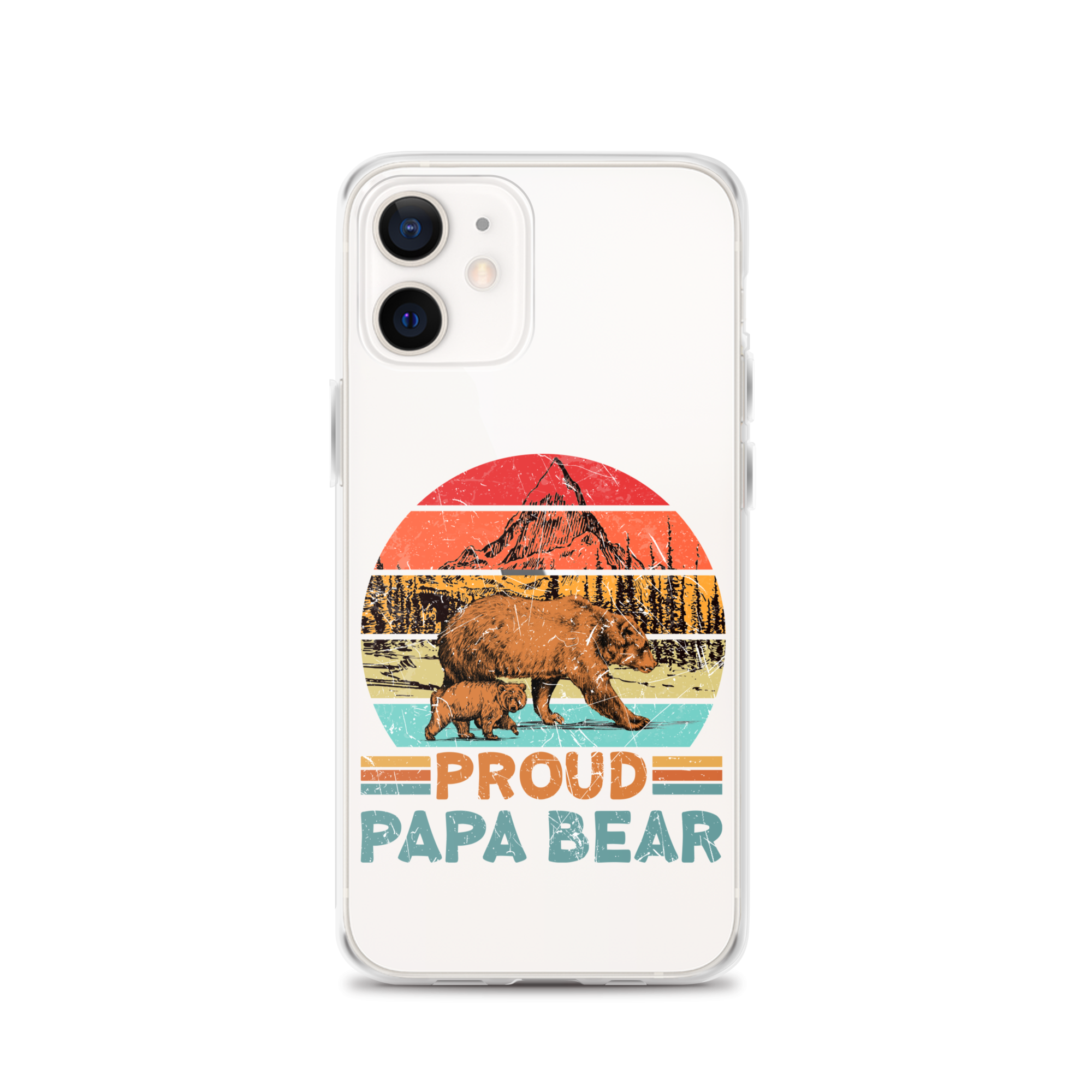 Proud Papa Bear Clear Case for iPhone®