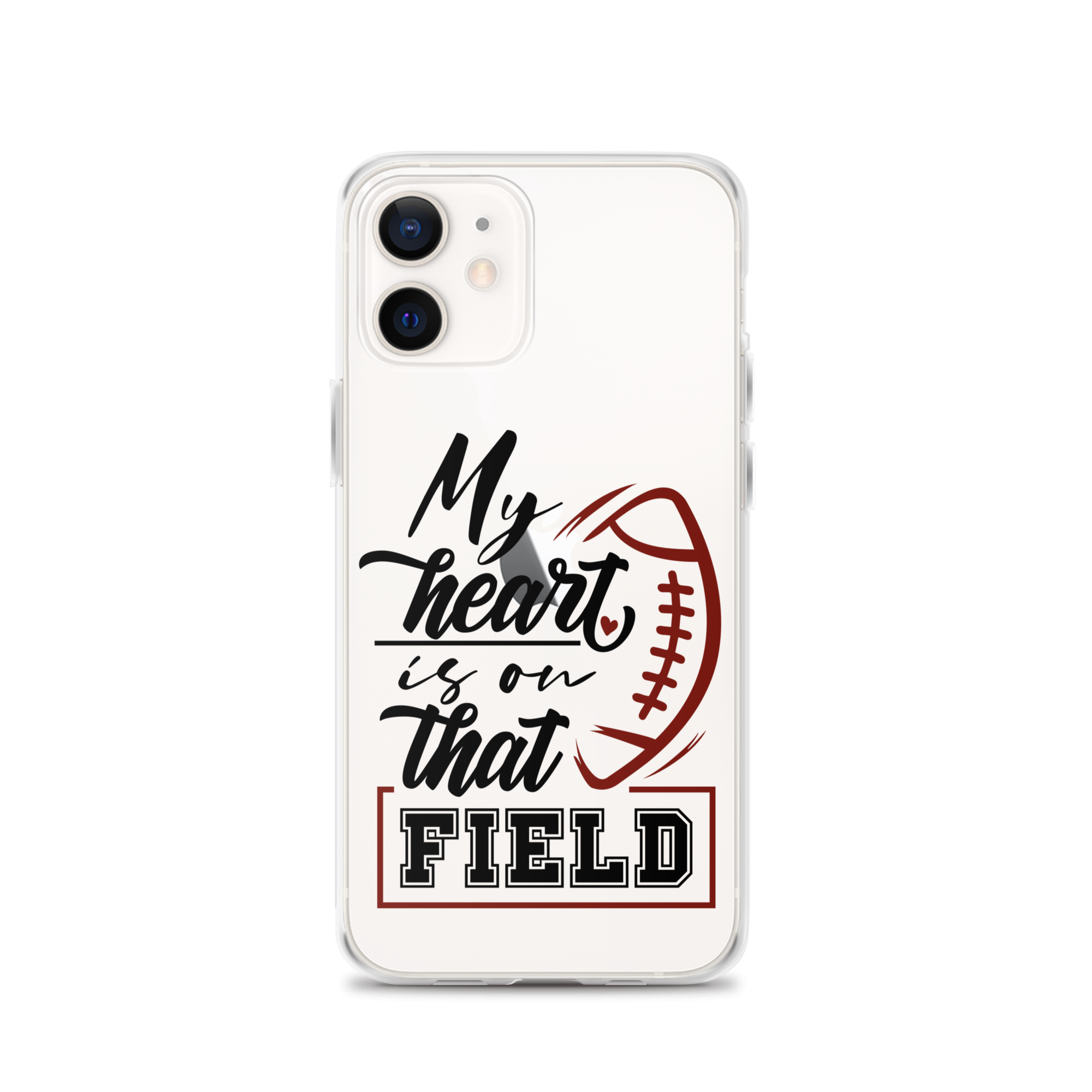 My Heart Is On That Field Clear Case for iPhone®