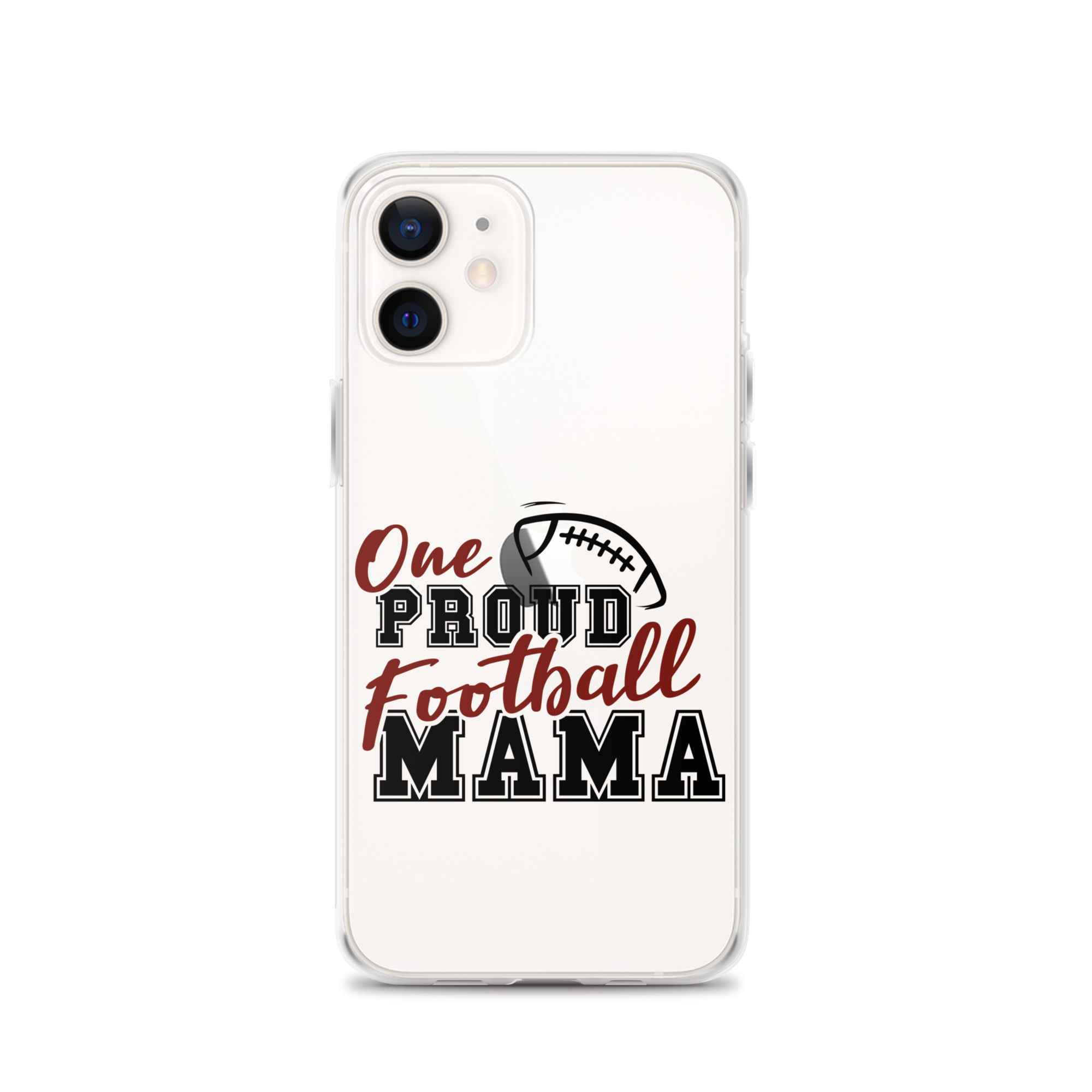 One Proud Football Mom Clear Case for iPhone®