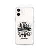 My House My Rules It's That Simple Clear Case for iPhone®