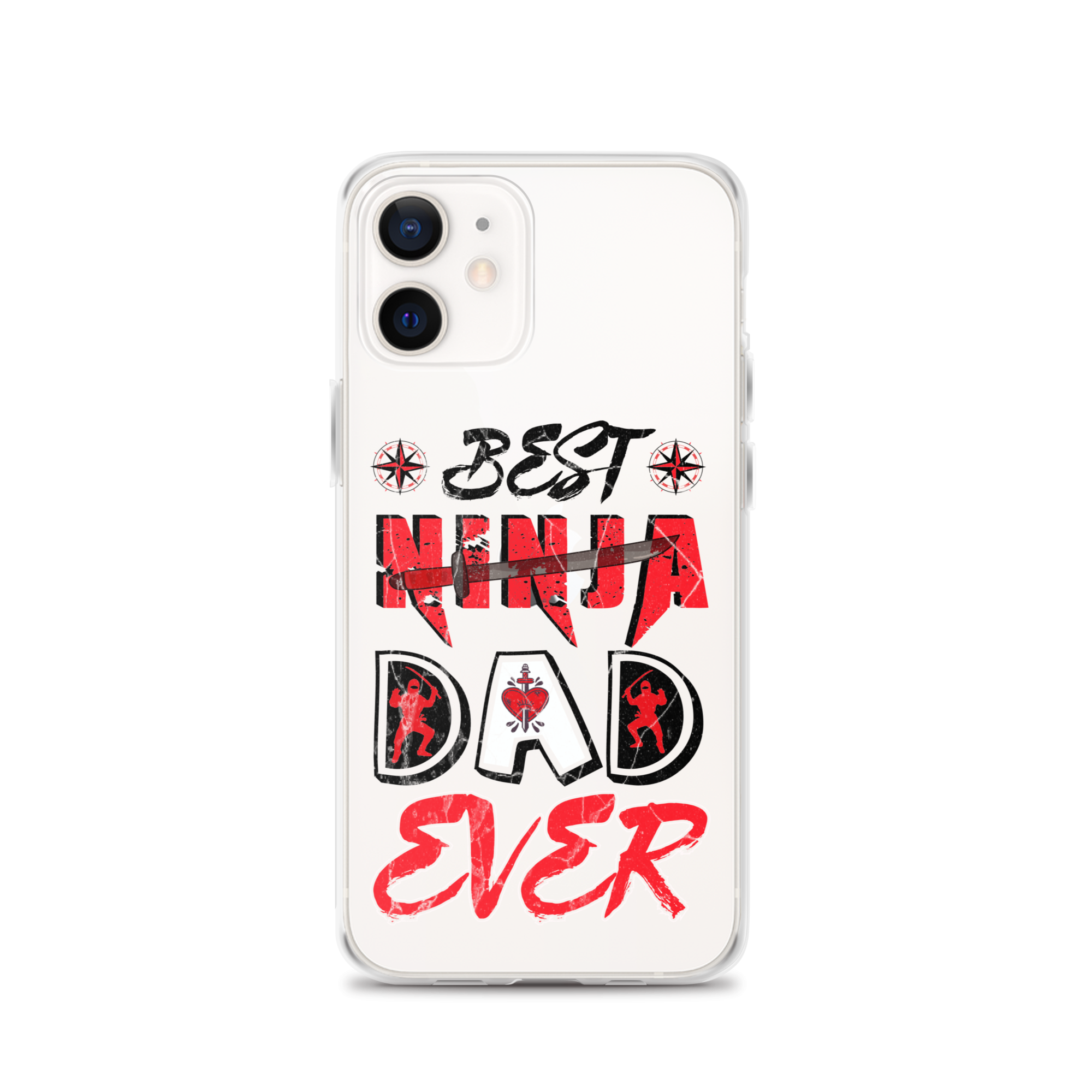 Best Ninja Dad Ever Clear Case for iPhone®