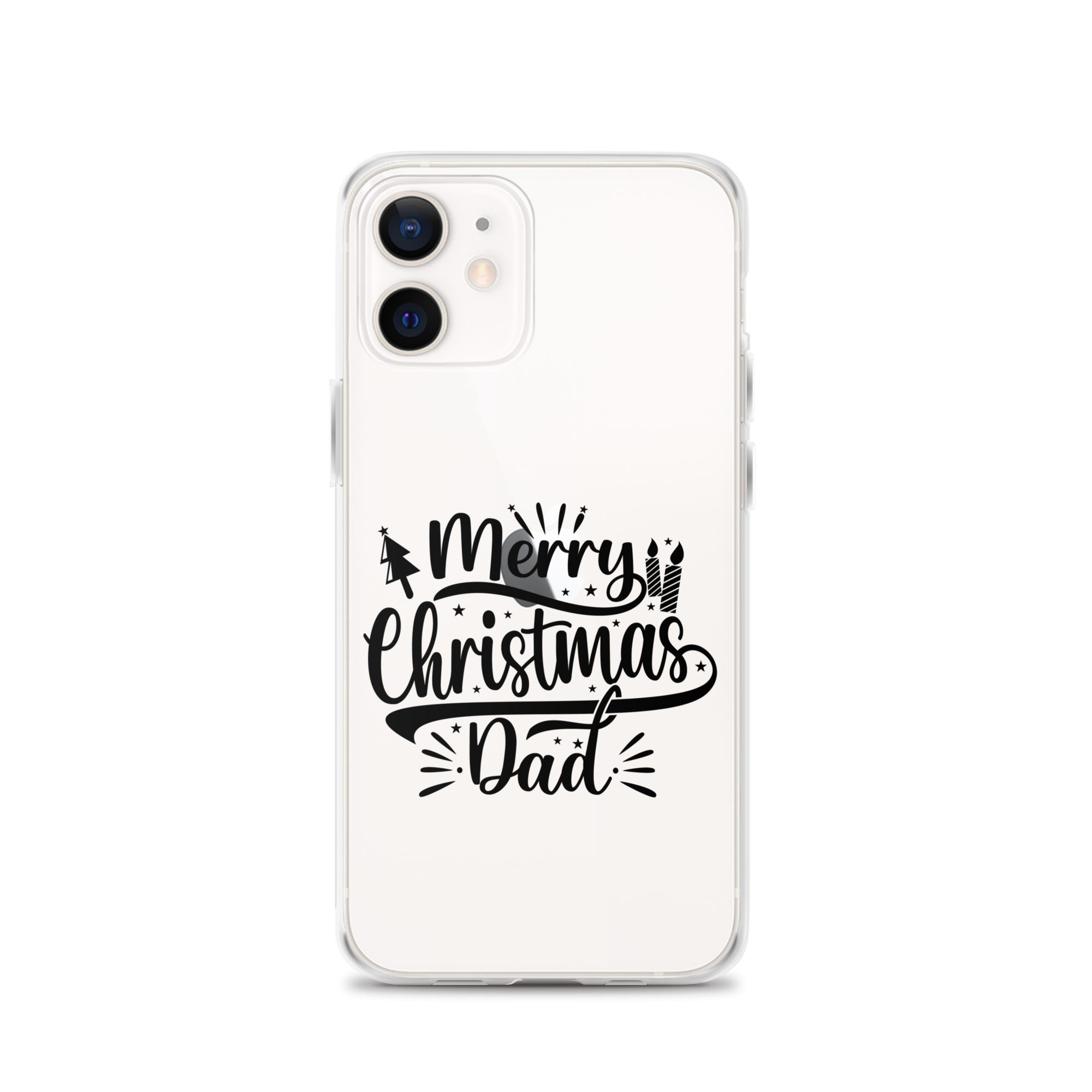 Merry Christmas Dad Clear Case for iPhone®