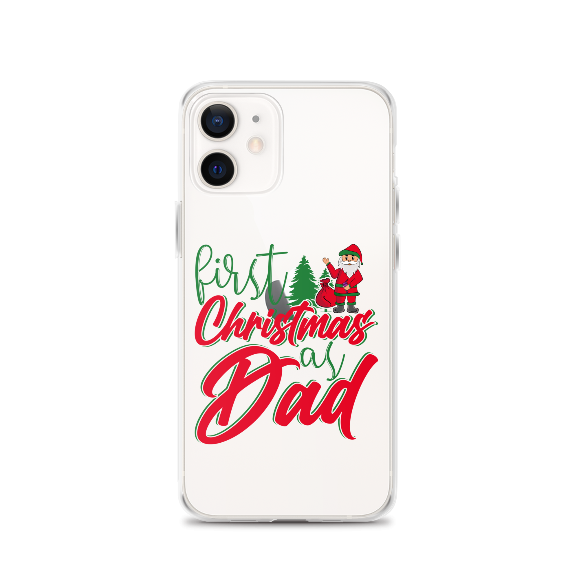 First Christmas As Dad Clear Case for iPhone®