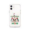 1st Christmas As A Mom Clear Case for iPhone®