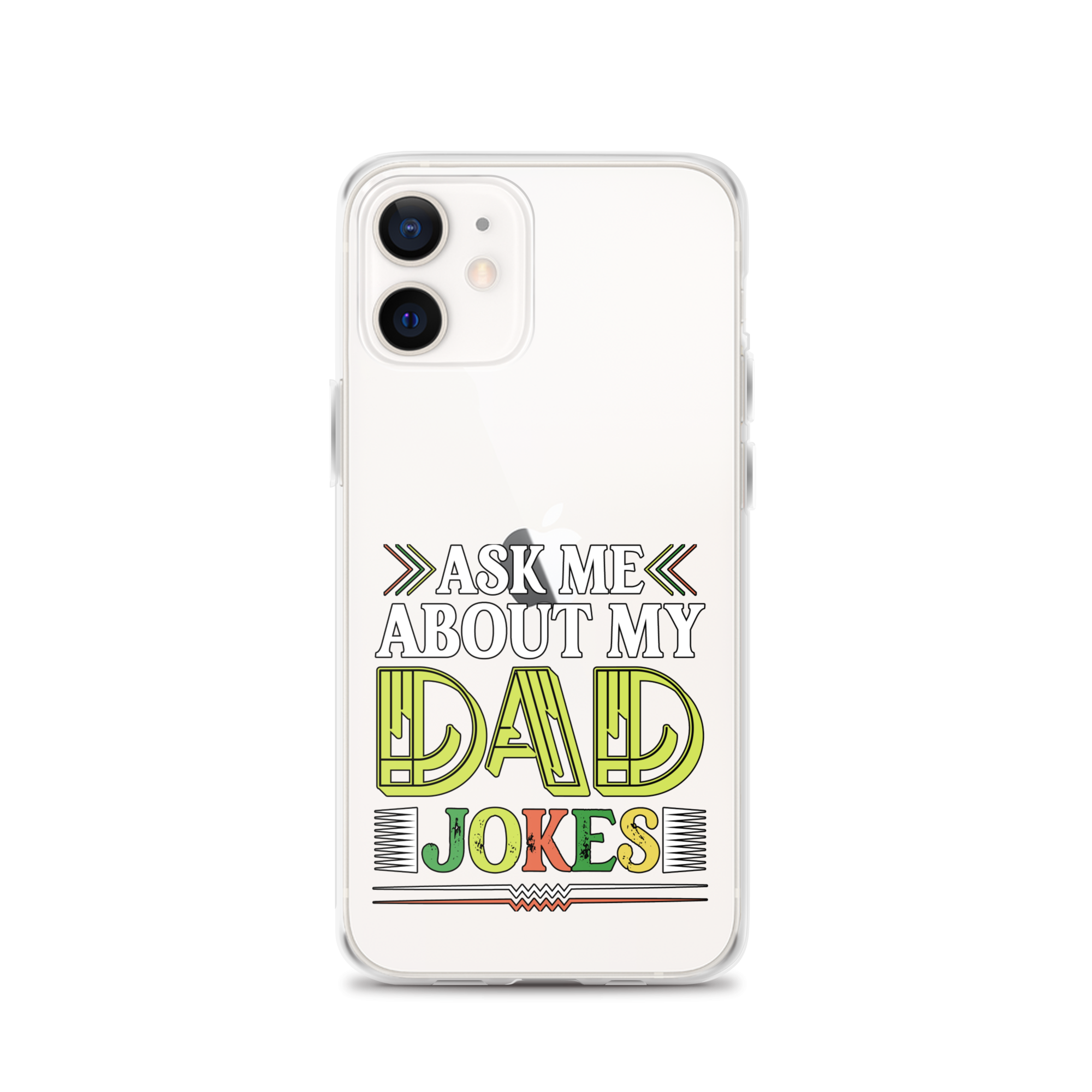 Ask Me About My Dad Jokes Clear Case for iPhone®