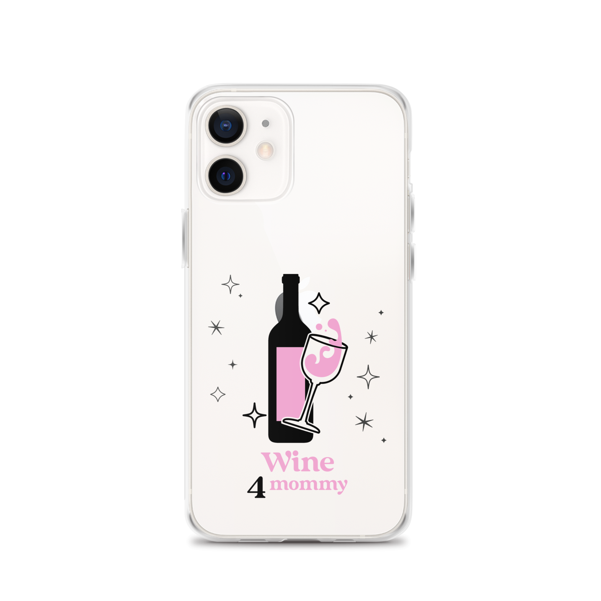 Wine For Mommy Clear Case for iPhone®