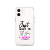 Just Want to Tell You A Secret I'm Pregnant Clear Case for iPhone®