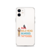 Papa, Bald Head, Bearded, Tattooed Clear Case for iPhone®