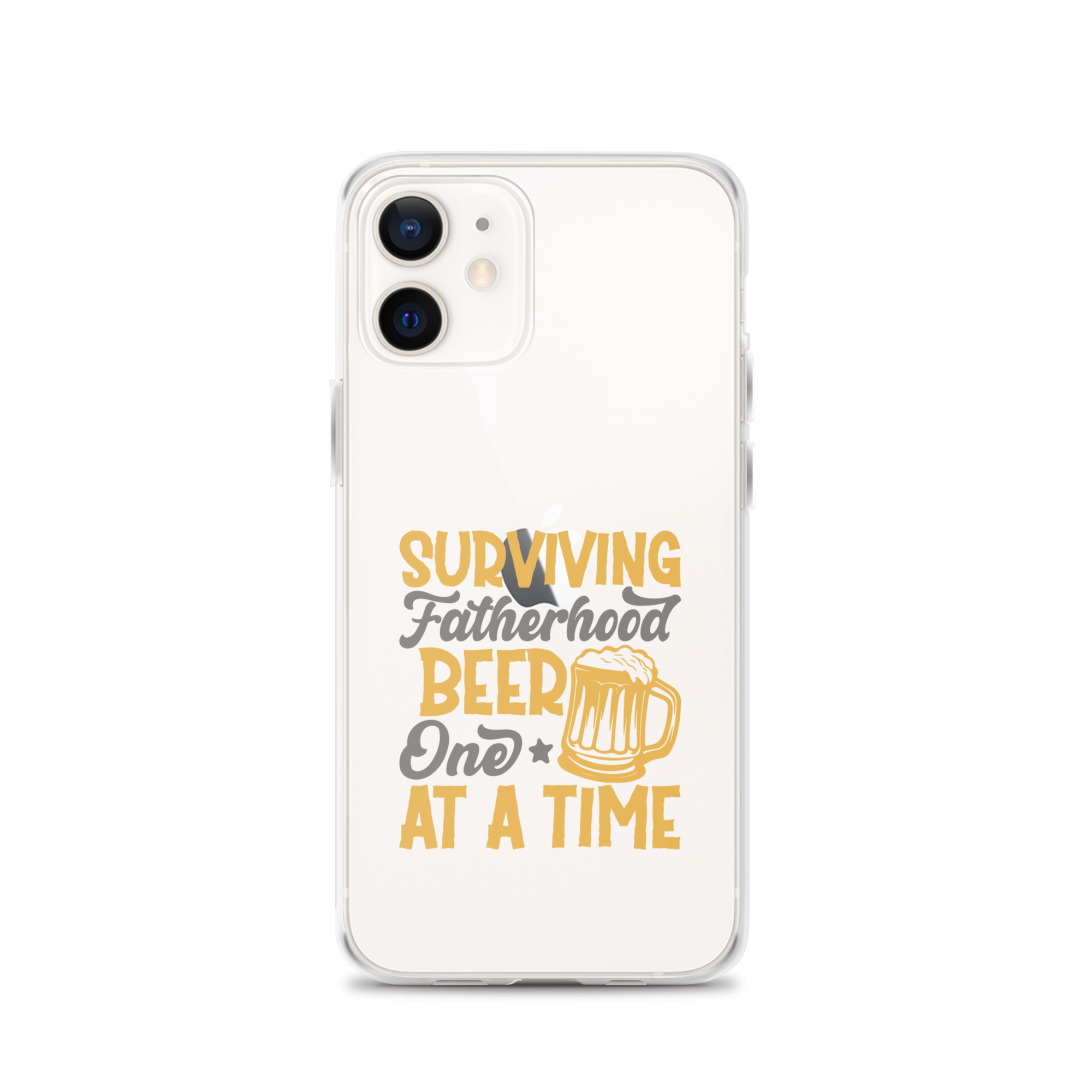 Surviving Fatherhood One Beer At A time Clear Case for iPhone®