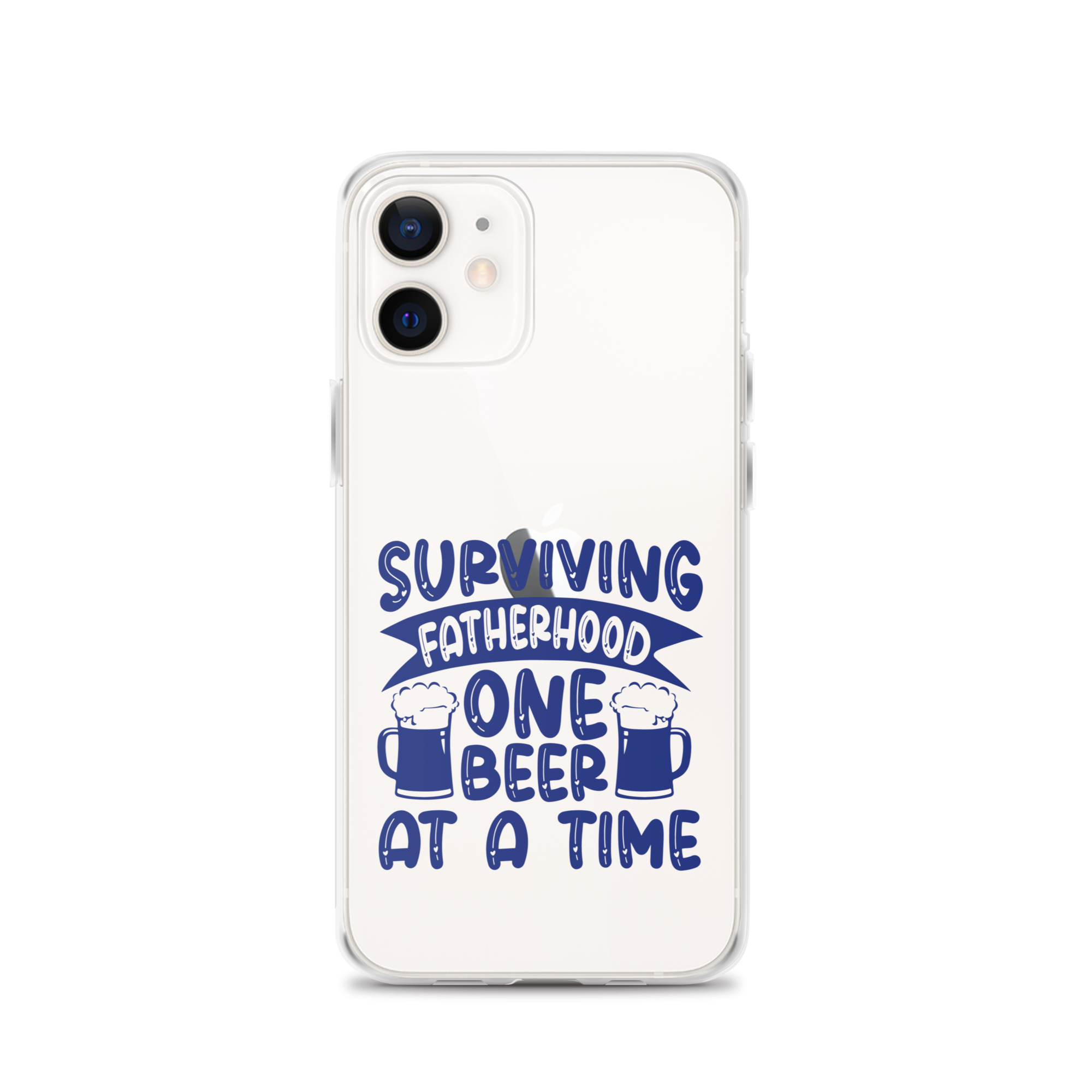 Surviving Fatherhood One Beer At A time Clear Case for iPhone®