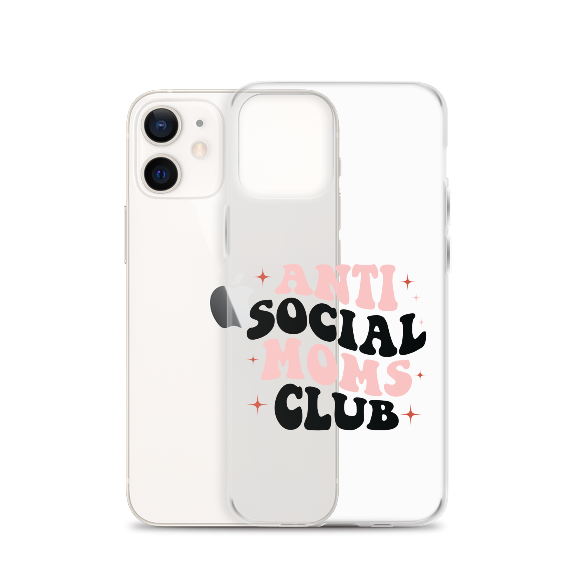 Anti Social Moms Club Clear Case for iPhone®