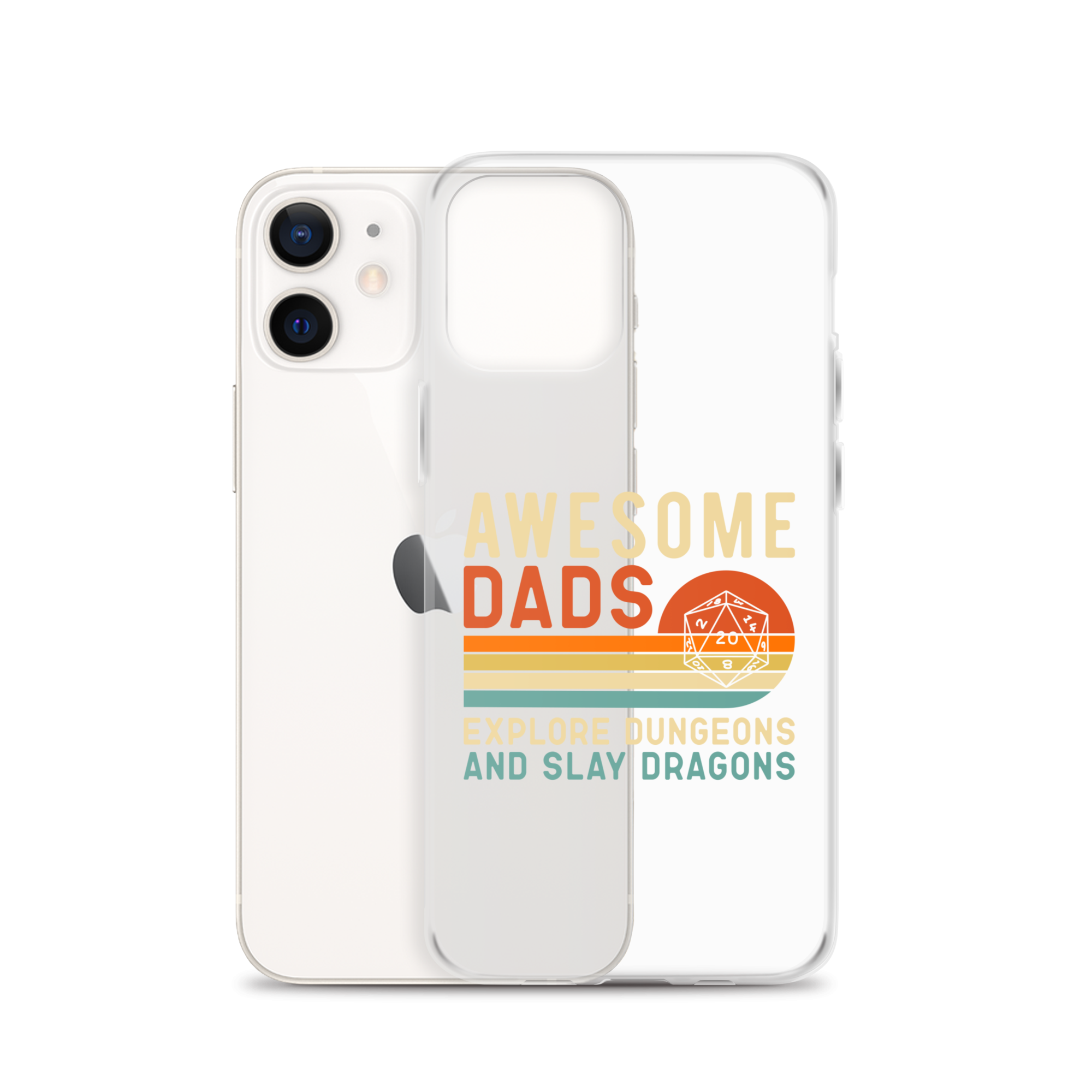 Awesome Dads Explore Dungeons And Slay Dragons Clear Case for iPhone®