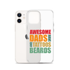 Awesome Dads Tattoos Beards Clear Case for iPhone®