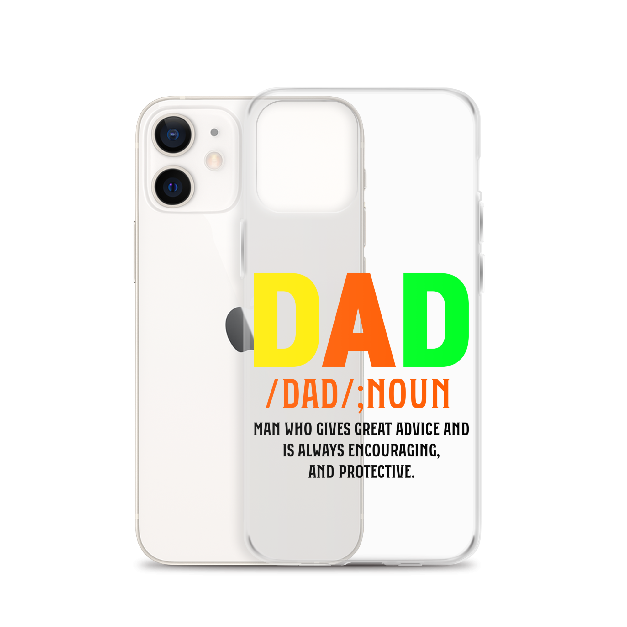 Dad Man Who Gives Great Advice And Is Always encouraging And Protective Clear Case for iPhone®