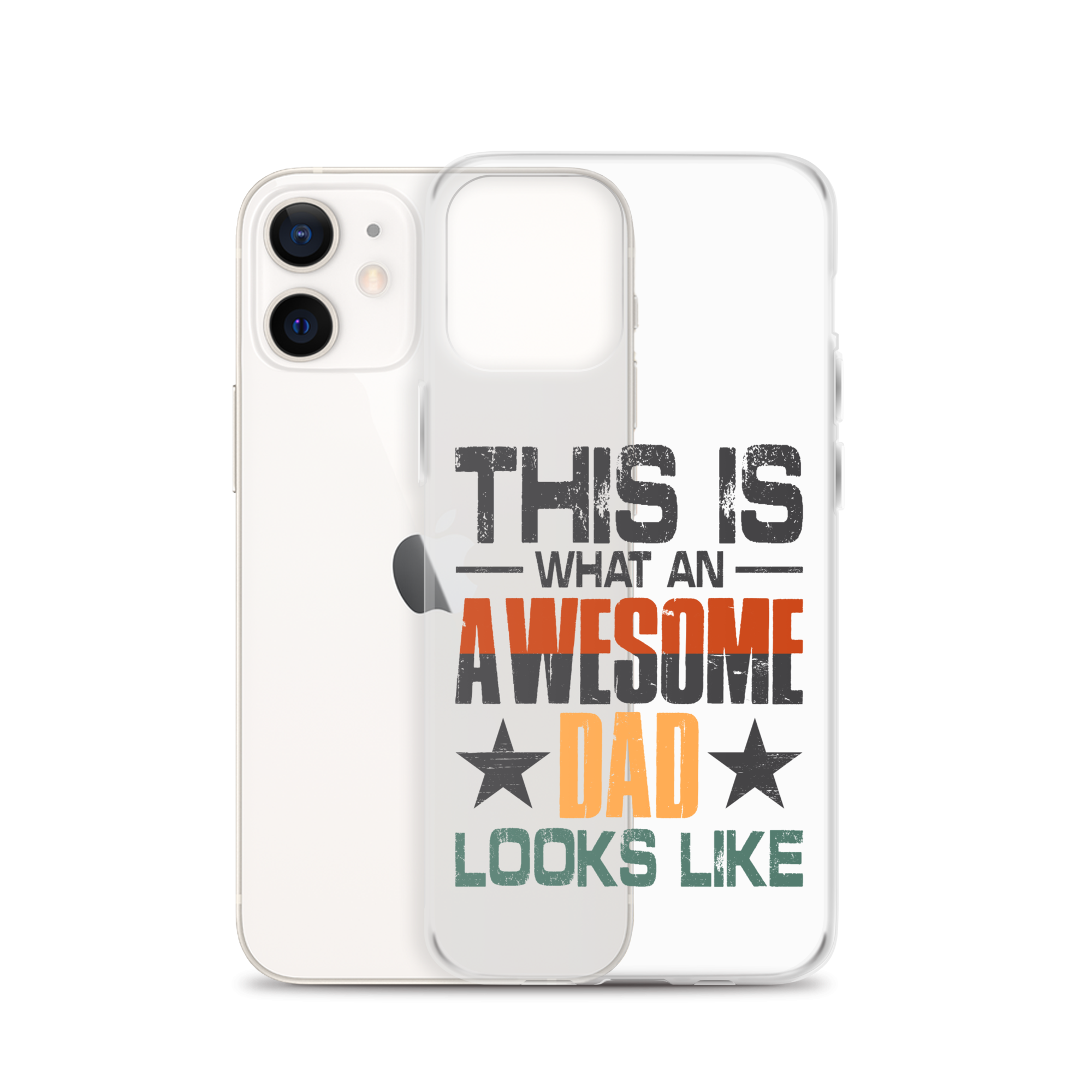 This What An Awesome Dad Looks Like Clear Case for iPhone®