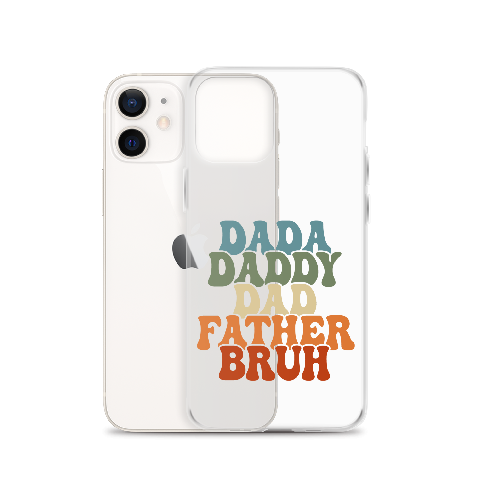 Dada Daddy Dad Father Bruh Clear Case for iPhone®