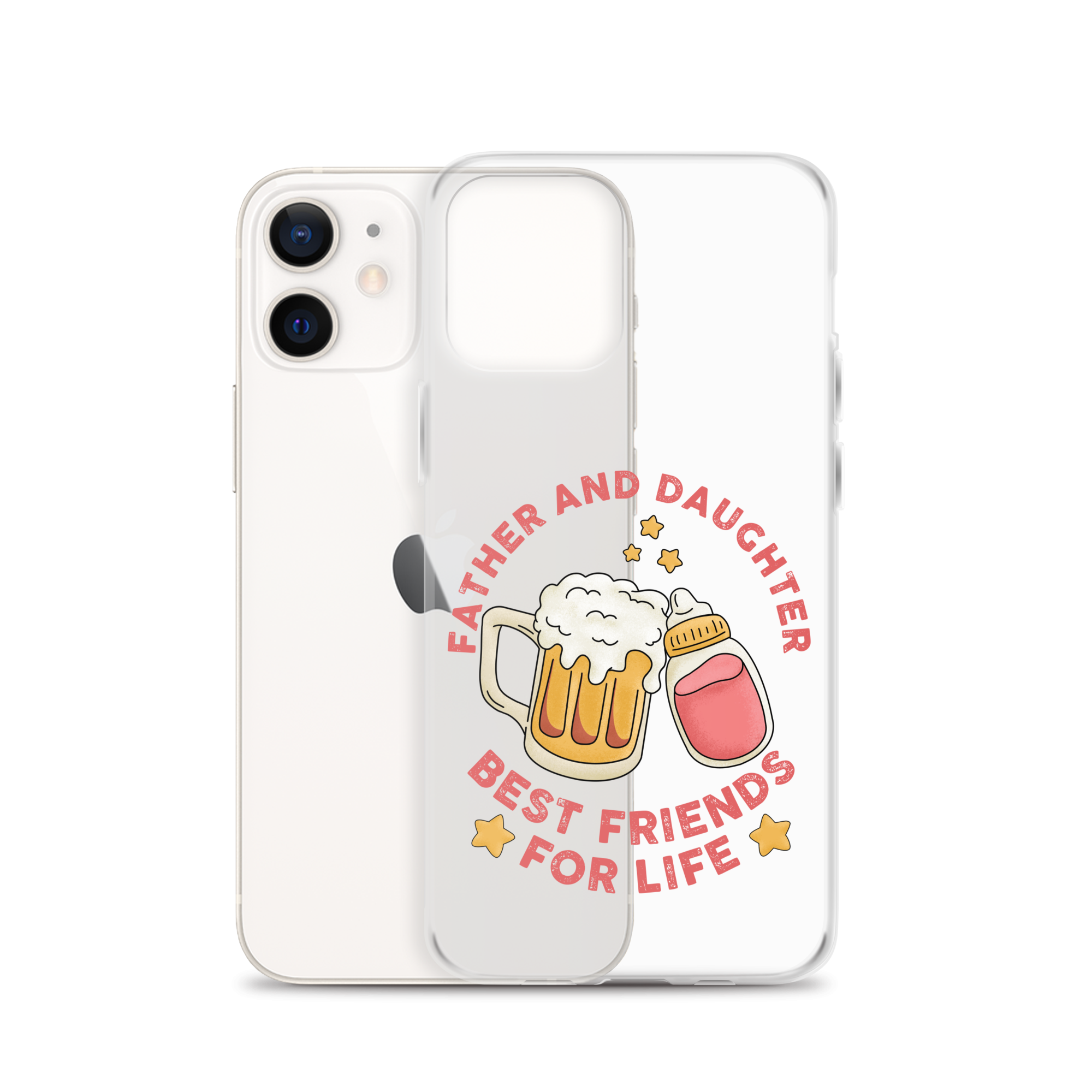 Father And Daughter Best Friends For Life Clear Case for iPhone®