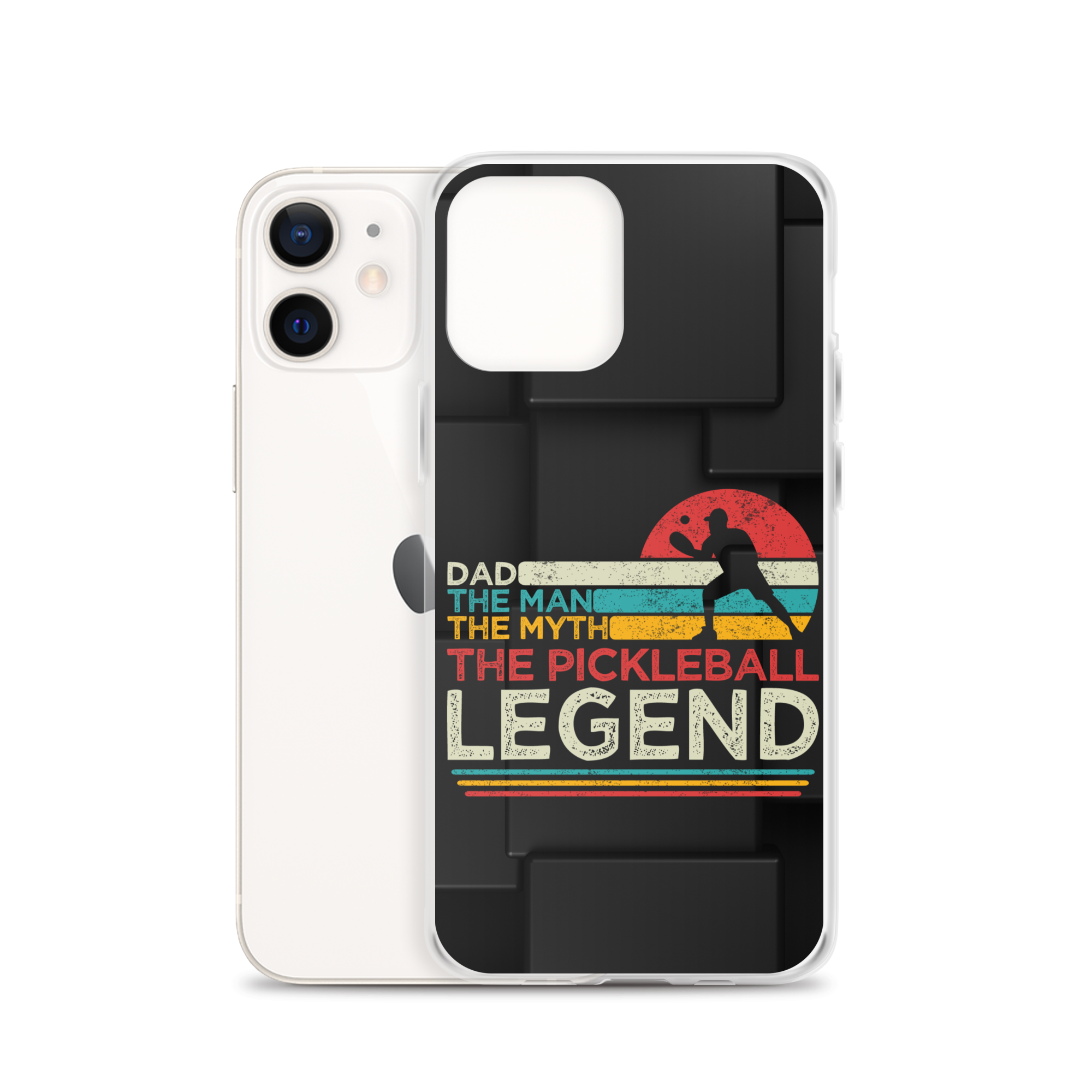 Dad The Man The Myth The Pickleball Legend Clear Case for iPhone®