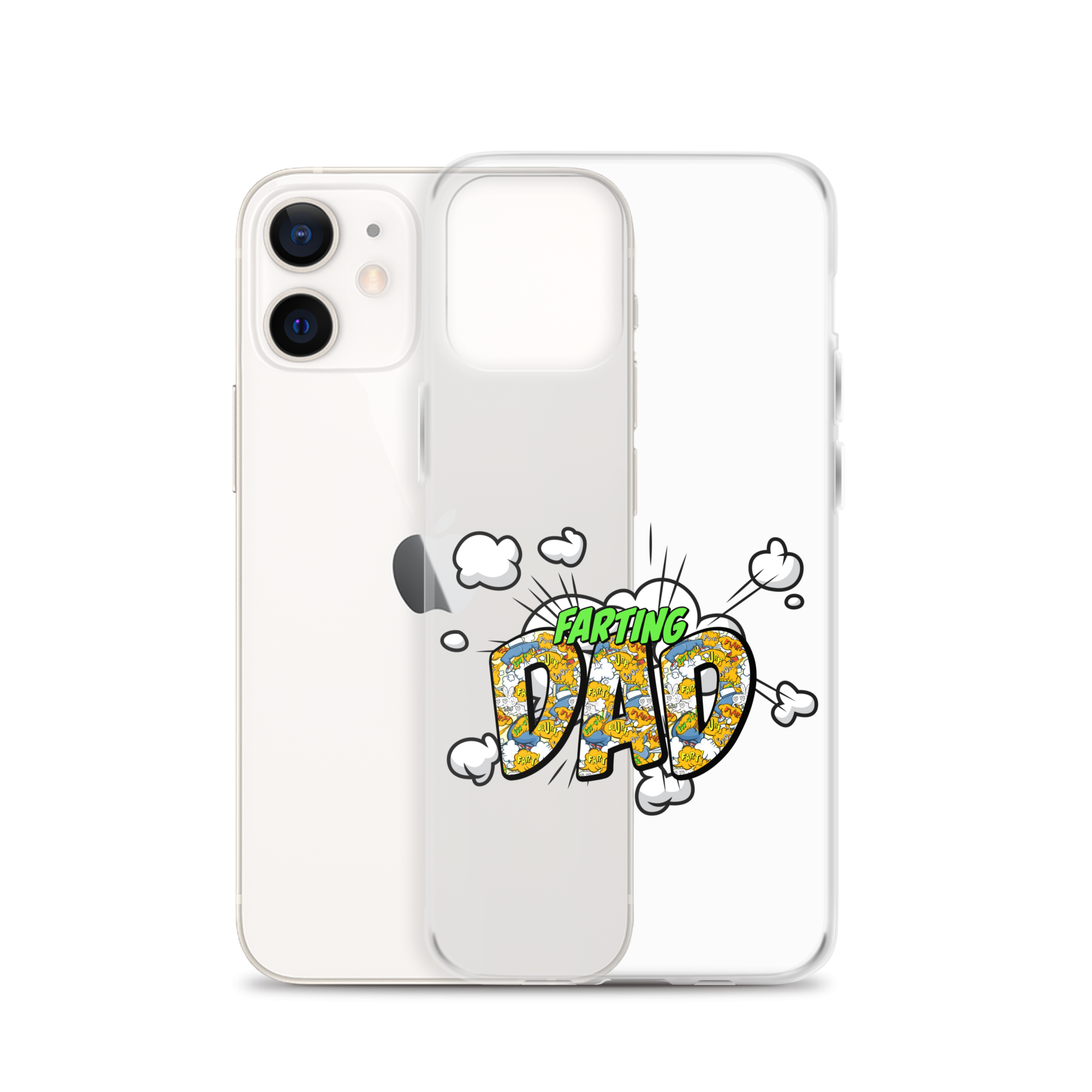 Farting Dad Clear Case for iPhone®