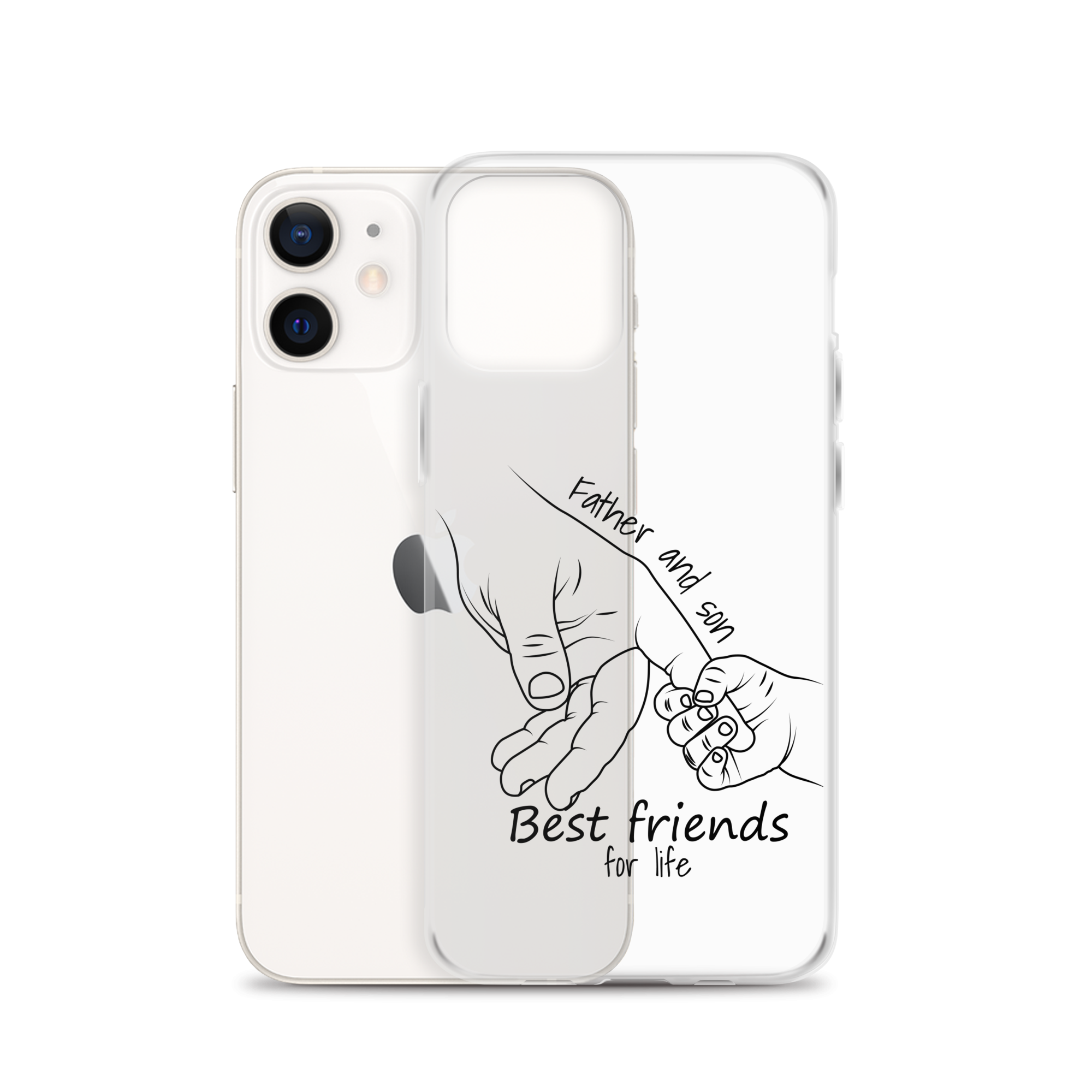 Father And Son Best Friends For Life Clear Case for iPhone®