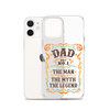 Dad Best Number 1 The Man The Myth The Legend Clear Case for iPhone®