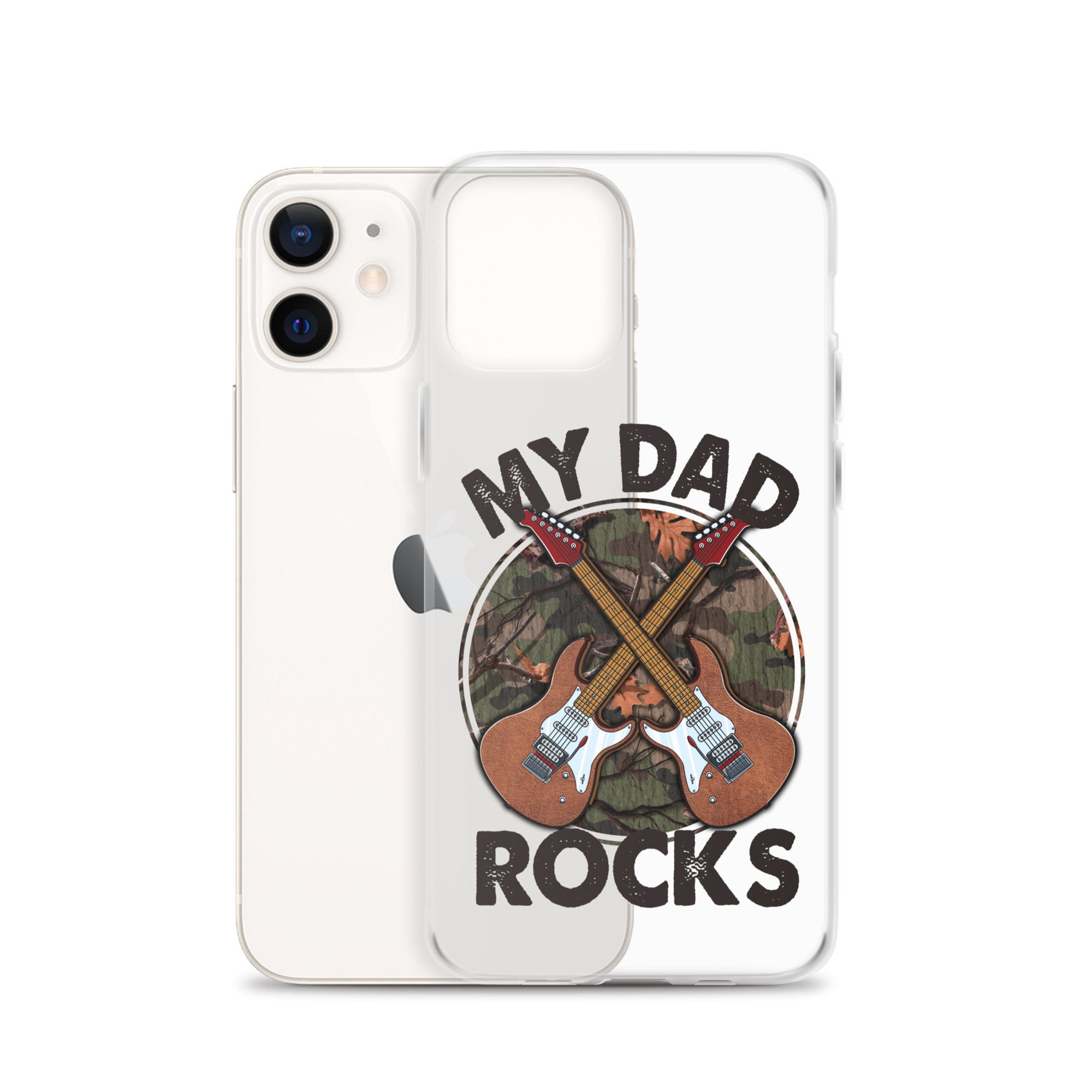 My Dad Rocks Clear Case for iPhone®