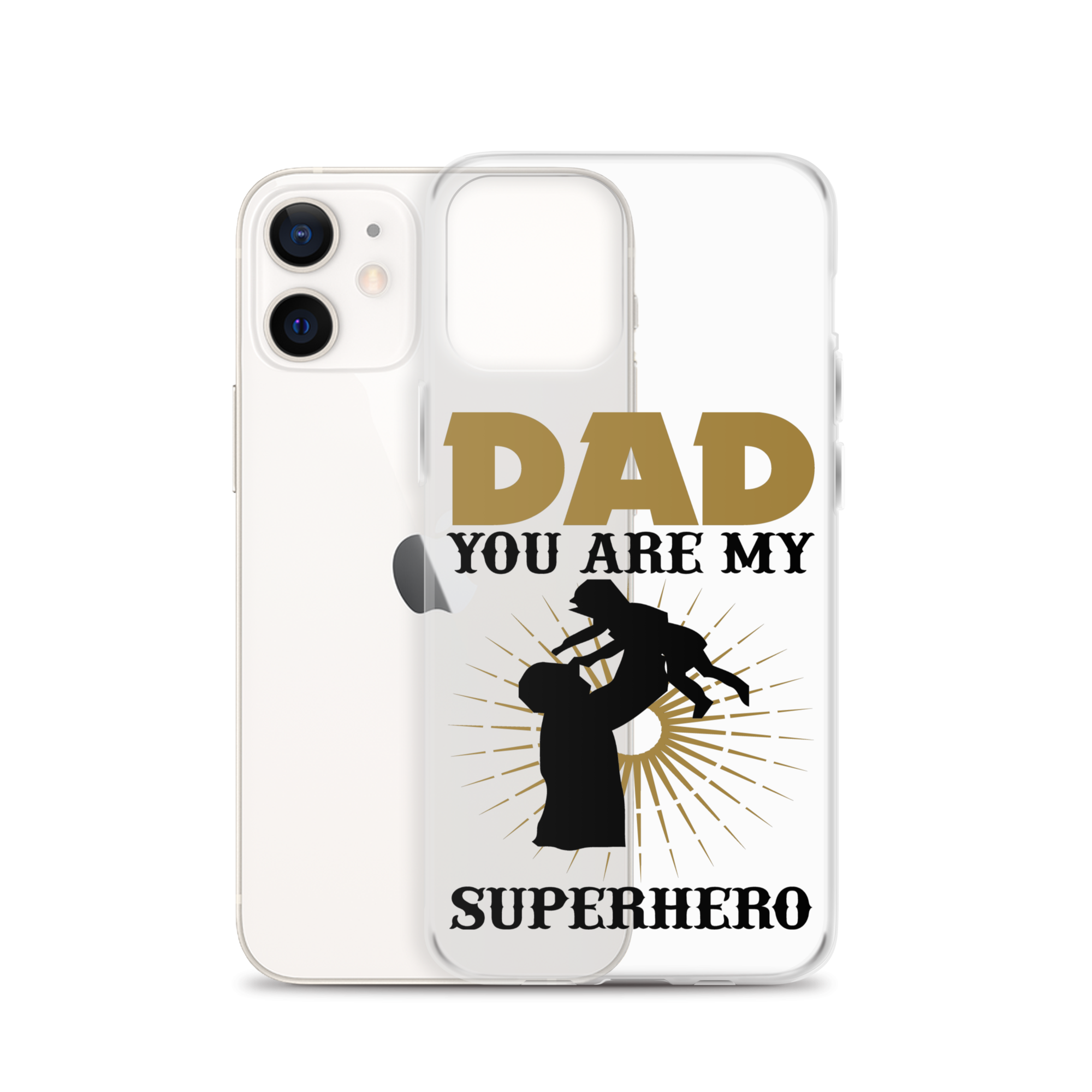 Dad You Are My Superhero Clear Case for iPhone®