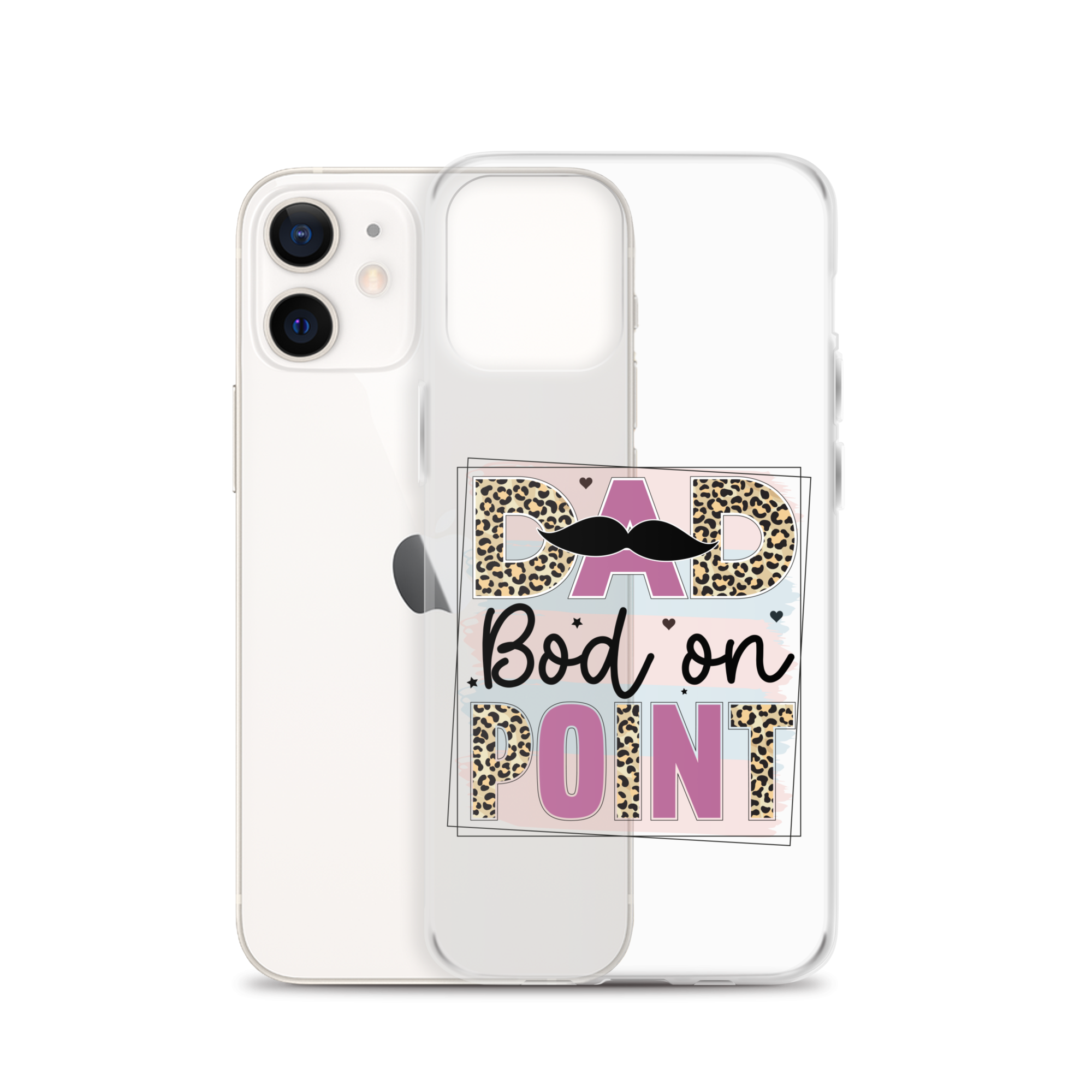 Dad Bod On Point Clear Case for iPhone®