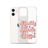 Daddy Needs Coffee Clear Case for iPhone®