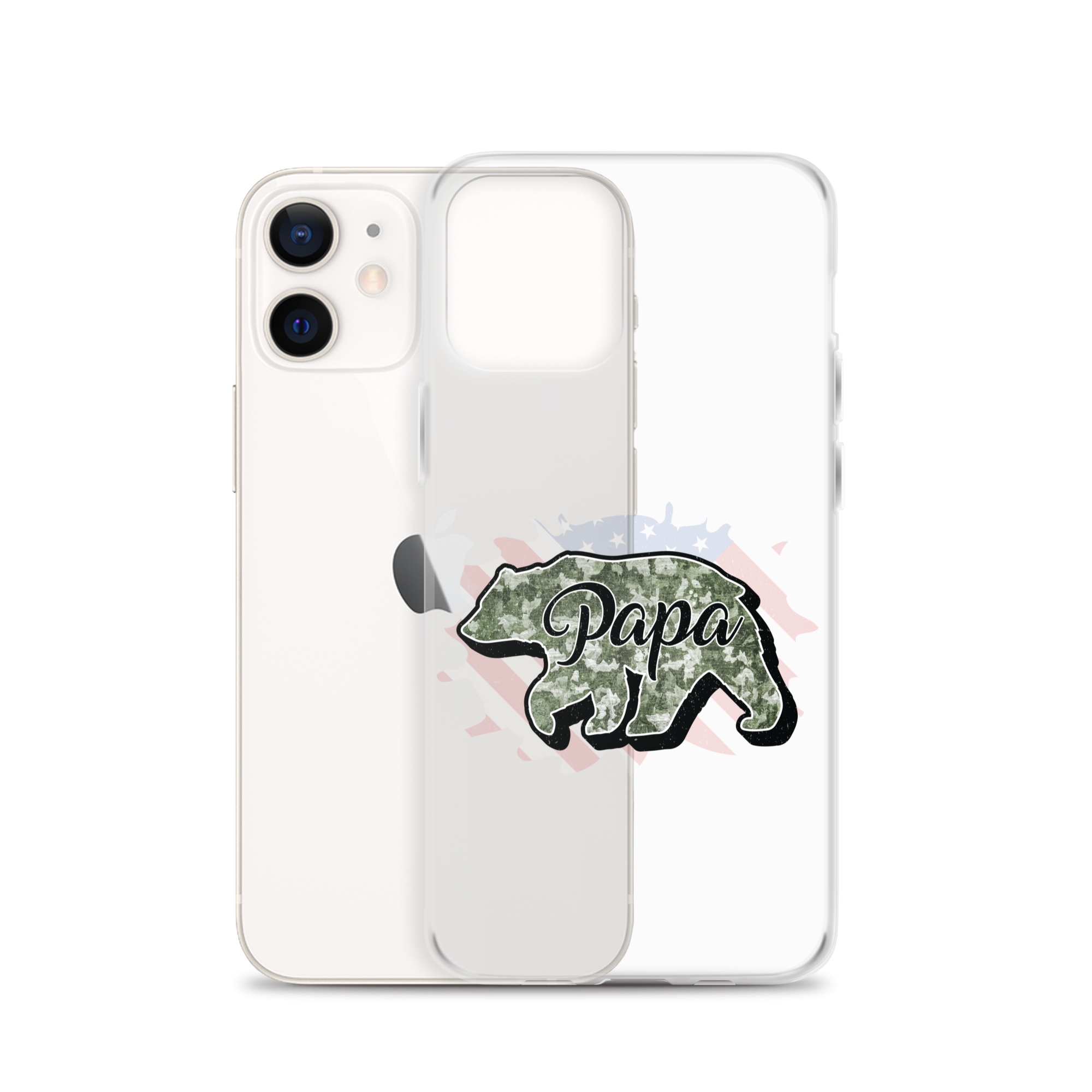 Bear Papa Clear Case for iPhone®