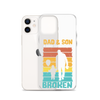 Dad And Son A Bond that can't Be Broken Clear Case for iPhone®