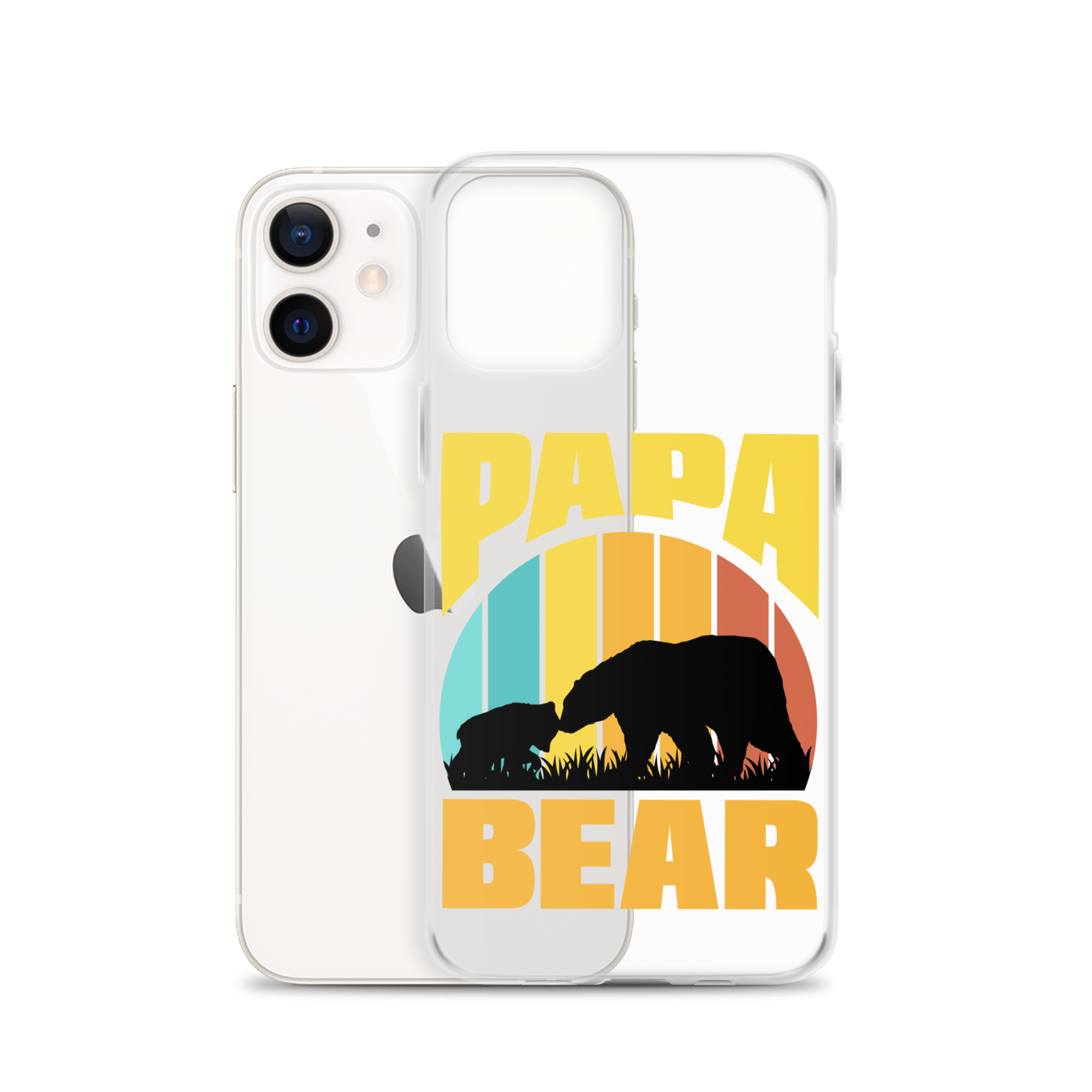 Papa Bear Clear Case for iPhone®