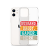 Husband, Daddy, Gamer, Hero Clear Case for iPhone®