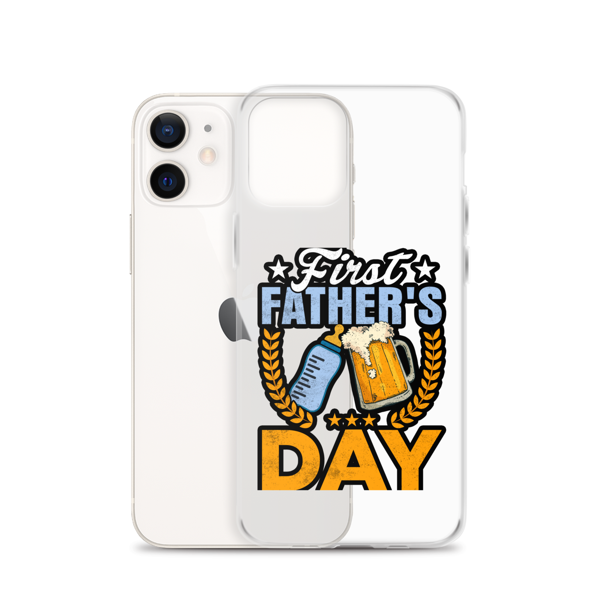 First Father's Day Clear Case for iPhone®