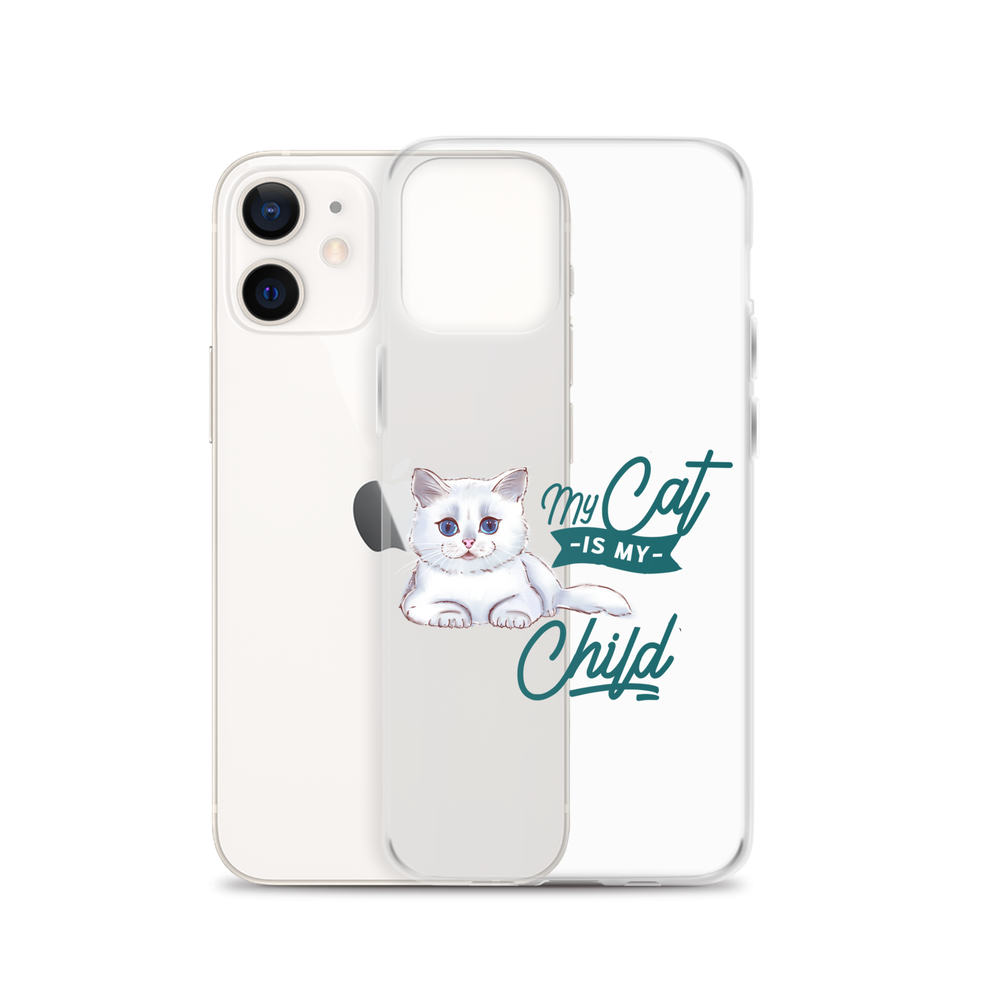 My Cat Is My Child Clear Case for iPhone®