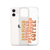 Too Much Toddler Not Enough Coffee Clear Case for iPhone®