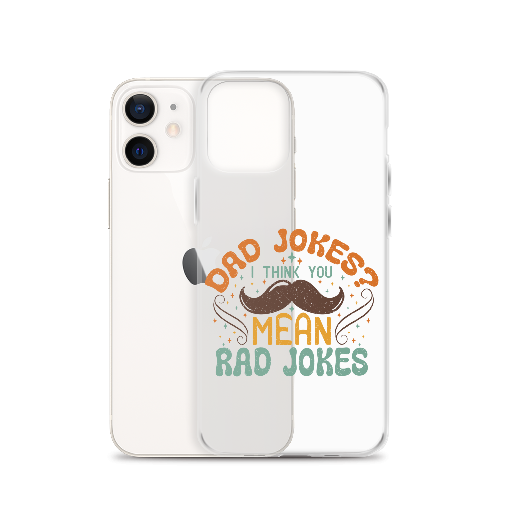 Dad Jokes I Think You Mean You Mean Rad Jokes Clear Case for iPhone®