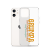 Grumpa Like A Regular Grandpa Only Geumpier Clear Case for iPhone®