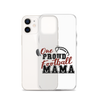 One Proud Football Mom Clear Case for iPhone®