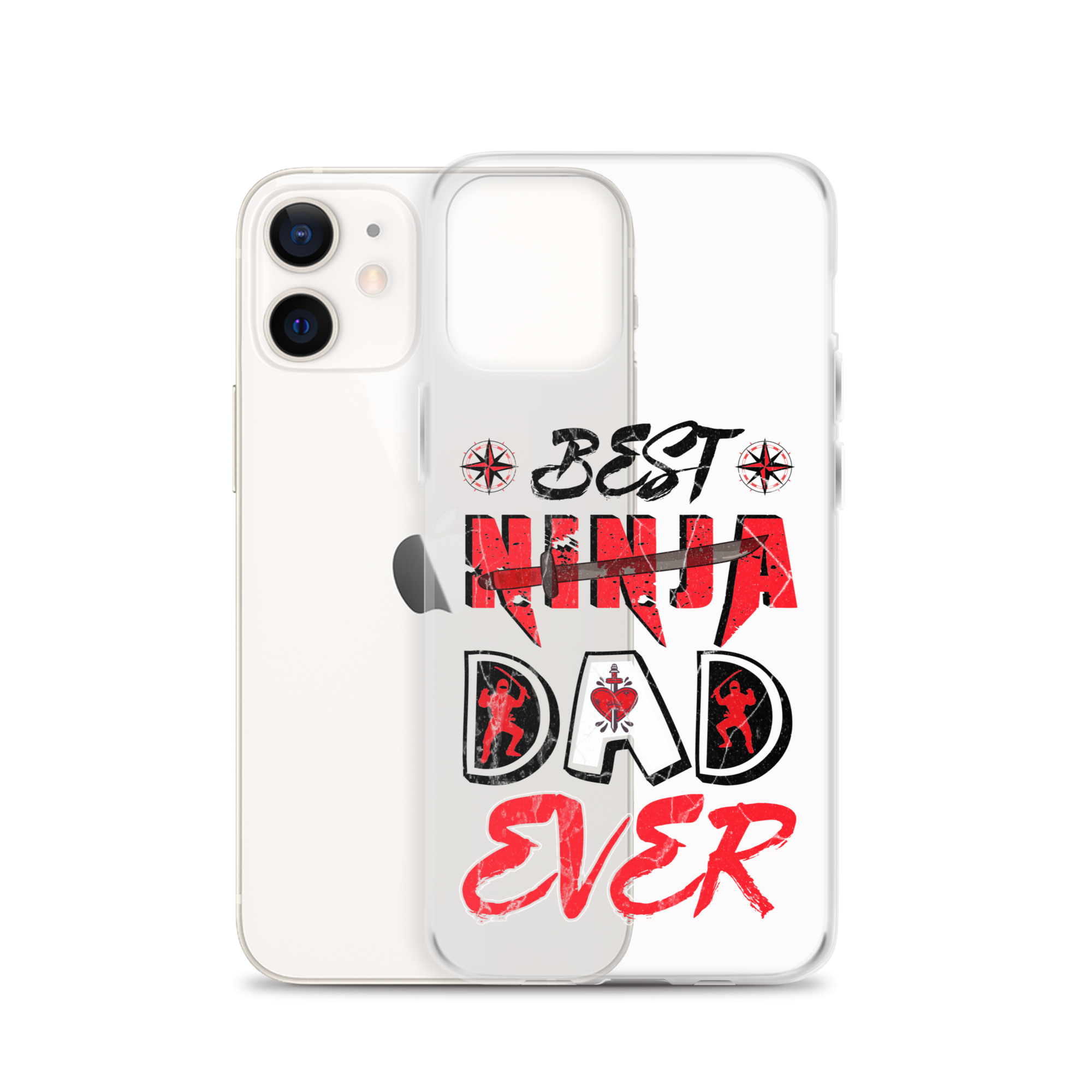 Best Ninja Dad Ever Clear Case for iPhone®