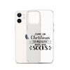 Come On Christmas Daddy Needs New Socks Clear Case for iPhone®